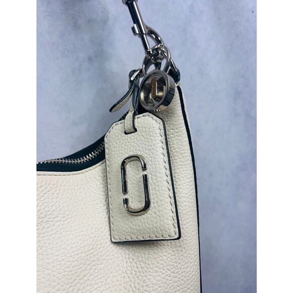 Marc Jacobs Gotham City Hobo Shoulder Bag Beige 100% Cow Leather - Picture 5 of 14